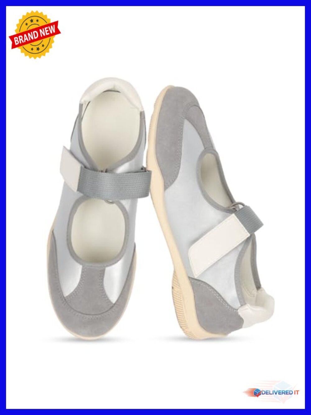 Women's Fashion Sneakers Mary Jane Lace Up Ballet Flats Non-Slip Lightweight